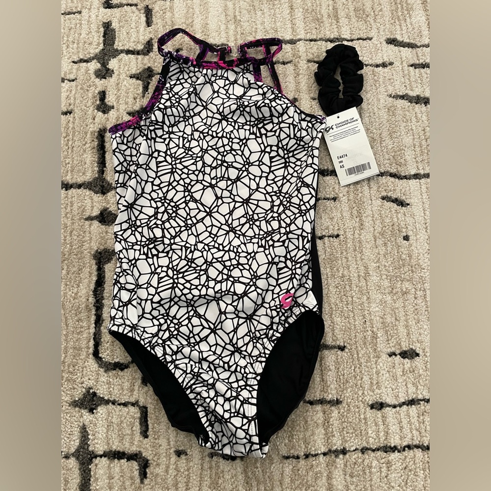 Girls' Black and White Leotard - New with Tags attached